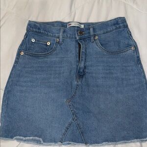 Levi's Light Blue Denim Mini Skirt‎